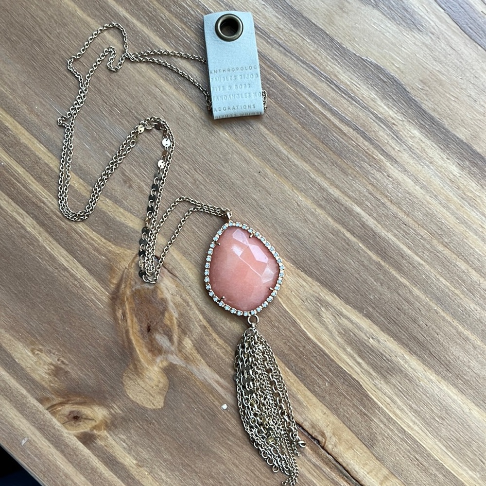 Anthropologie Tassel Necklace